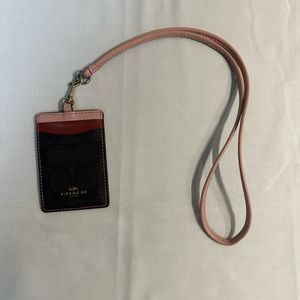 Coach Leather Landyard